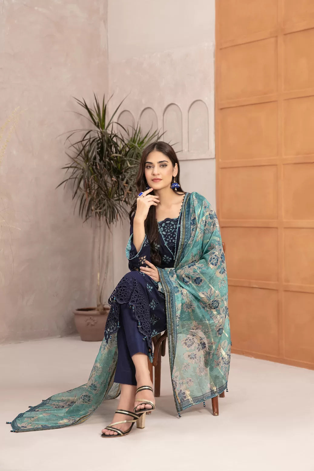 Tawakkal Leena Vol-1 3 Piece Stitched Suit - 02