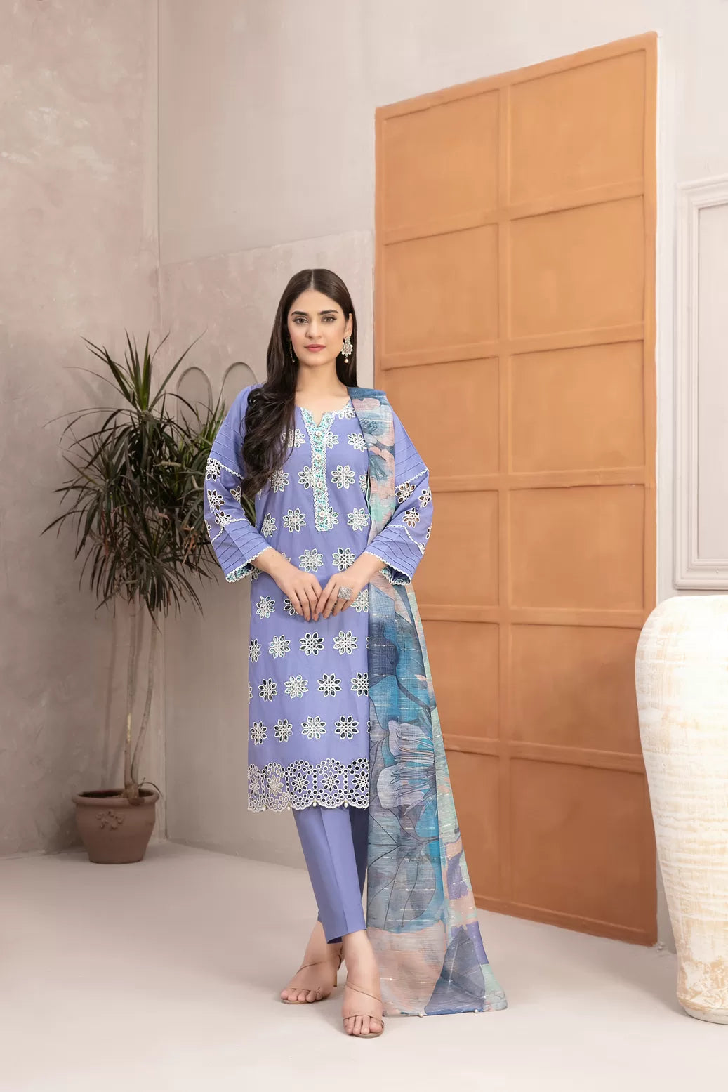 Tawakkal Leena Vol-1 3 Piece Stitched Suit - 01