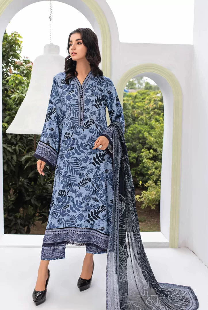 3 Piece Stitched Suits By Sakina Anarkali - 06