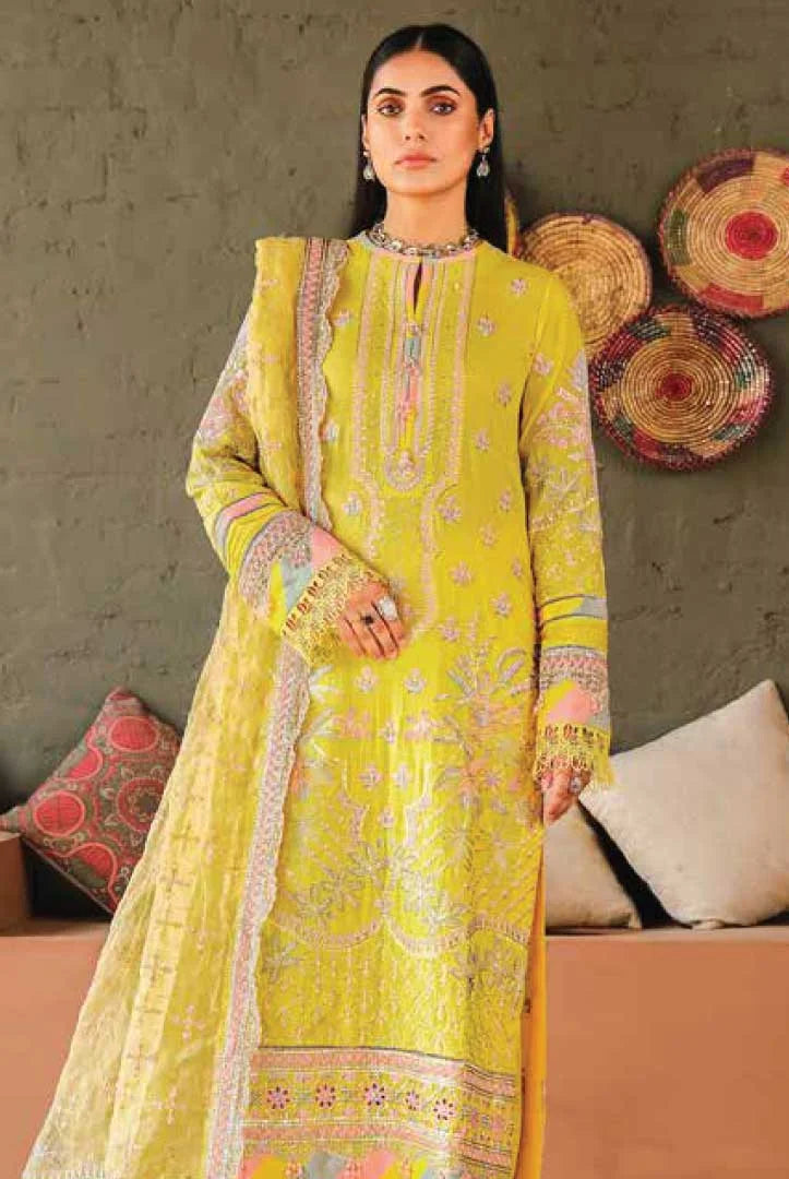 Meeral 3 Piece Luxury Lawn Collection Suit - 10