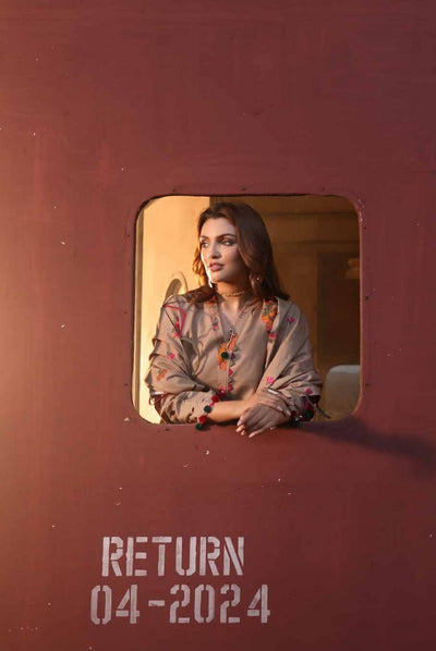 3 Piece Stitched Printed Khaddar Suit From Charizma C-Prints Vol-1 - 01