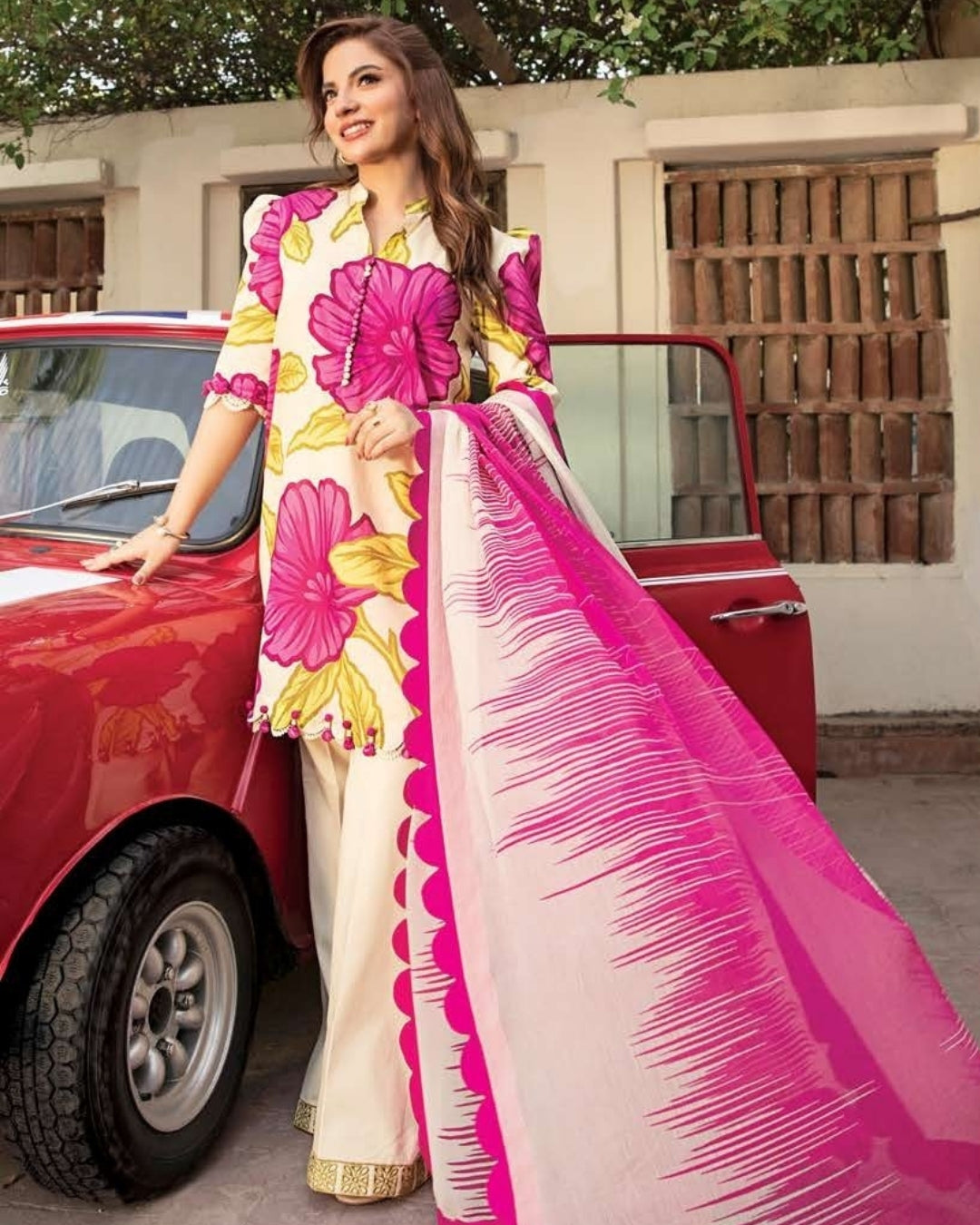 3 Piece Stitched Embroidered Lawn Suit From Maria.B By M.Basics Eid Collection'25-01