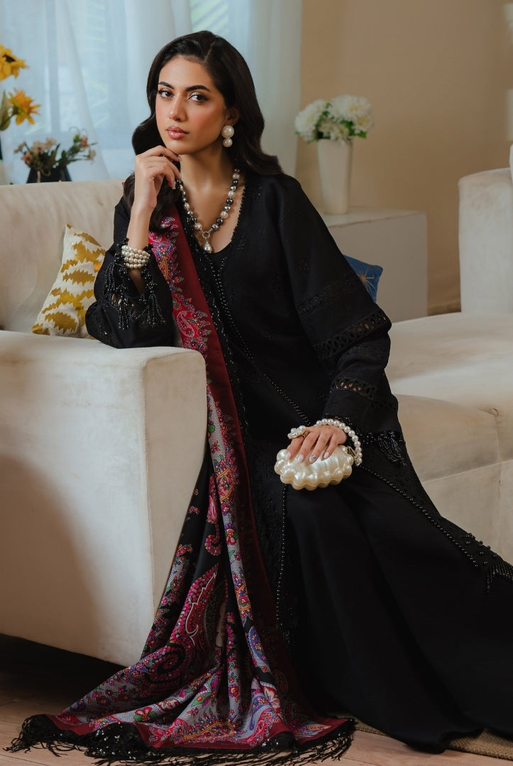 3 Pc Stitched Embroidered Khaddar Winter Collection'24 From Stella By Mahnur - SITARA