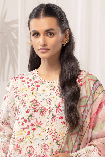 3 Piece Stitched Embroidered Digital Printed Suits Collection From Abeera By Johra - 01