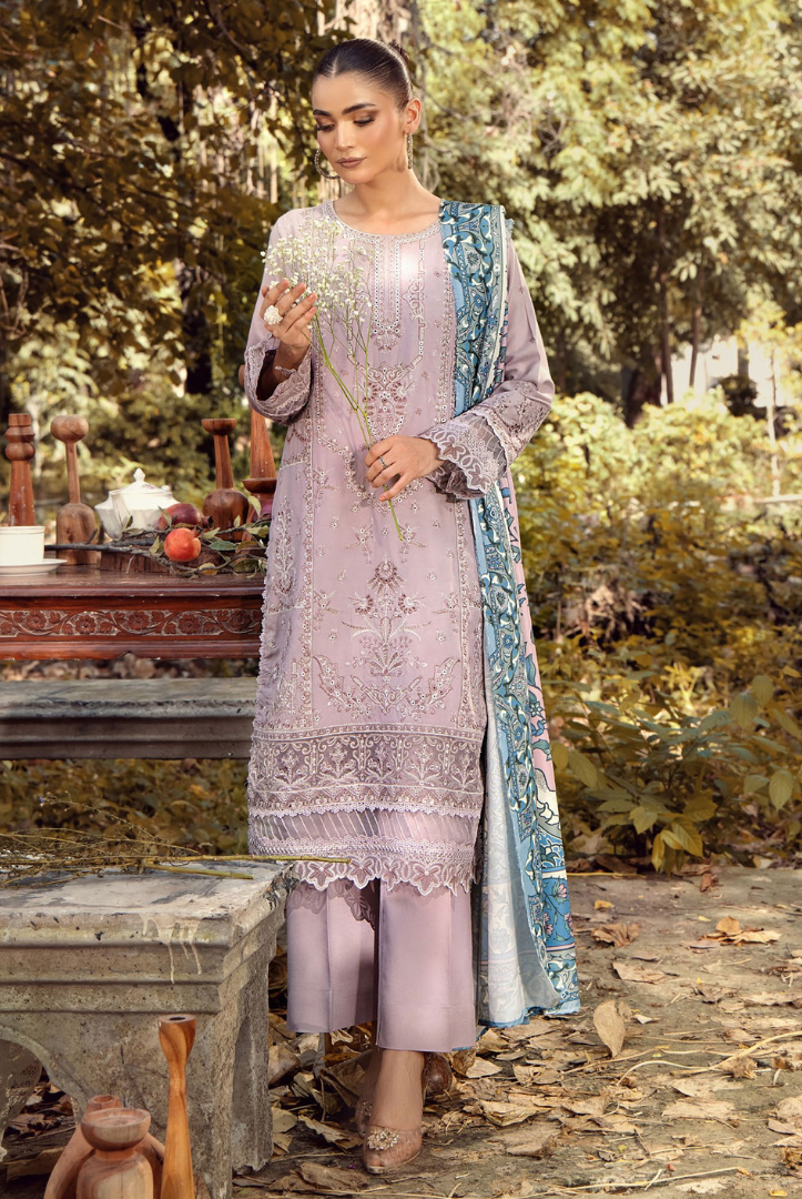 3 Piece Stitched DHANAK RTW Vol-02 BY ADAN'S LIBAS - 7790