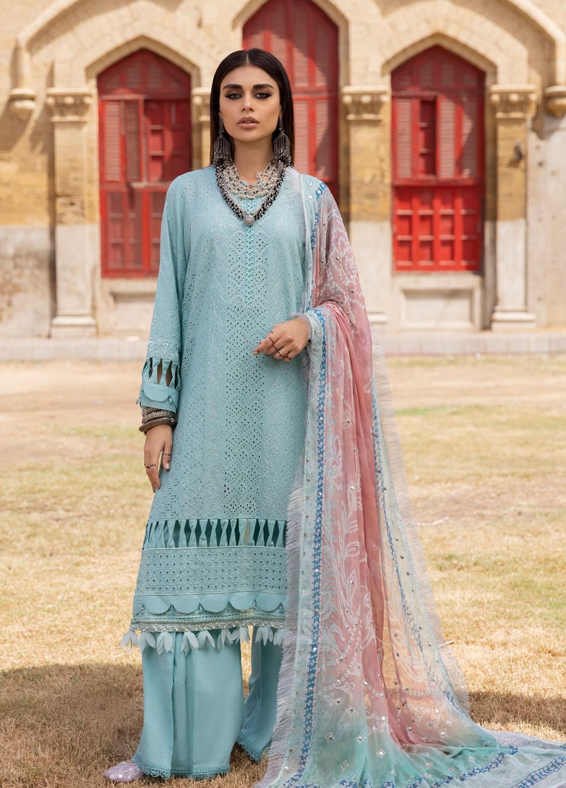 Nureh Bazaar 3 Piece Stitched Suit - 06