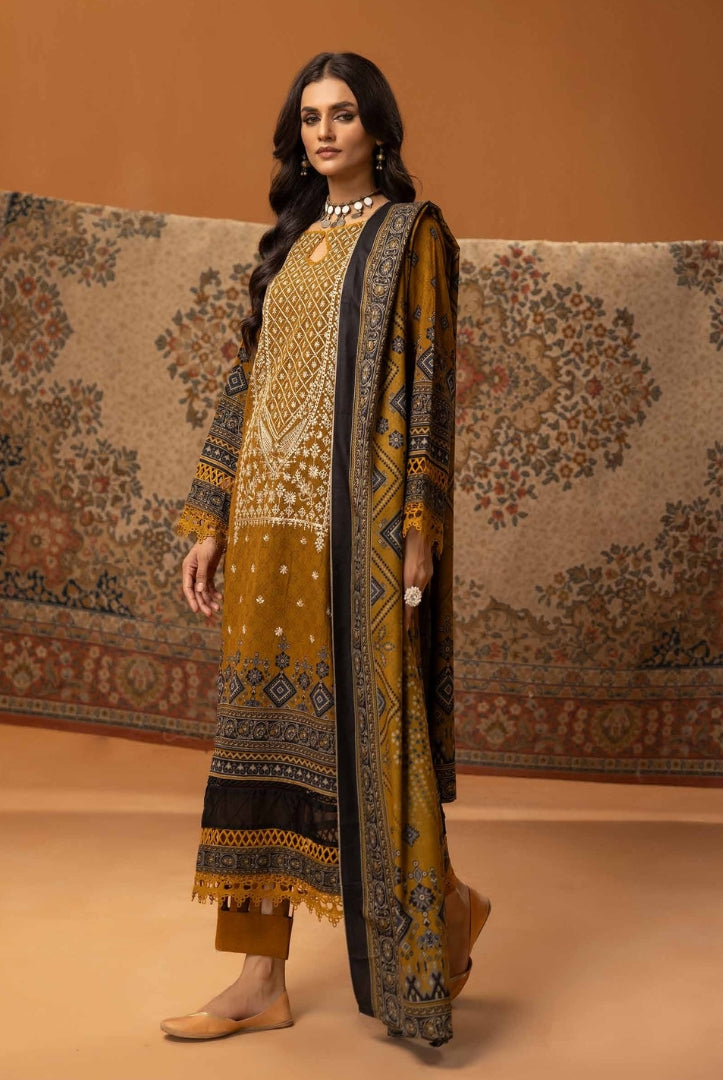 3 Piece Stitched Digital Printed Suits Collection From Roop By Johra - 01