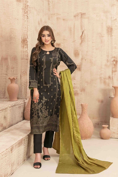 Dardina By Tawakkal 3 Piece Stitched Broshia Banarsi Lawn Suit - 01