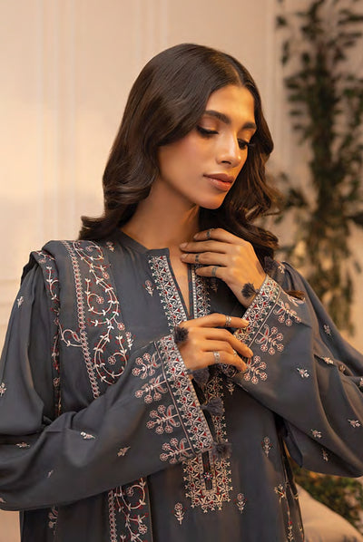 3 Pc Stitched Embroidered Winter Suits Collection By Lakhany - 01