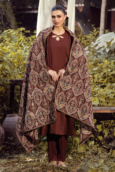 3 Piece Stitched DHANAK READY TO WEAR BY ADAN'S LIBAS - 7694