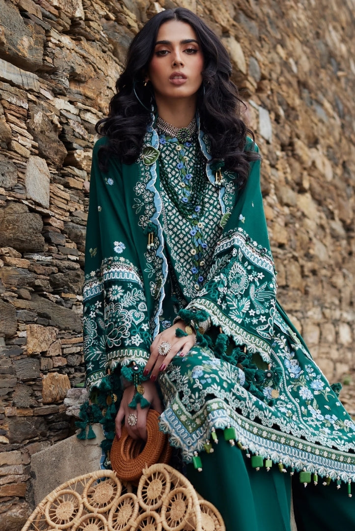 3 Piece Stitched Embroidered Suits From Elan Winter'24 Collection - EVANIA