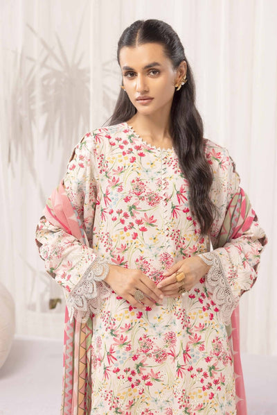 3 Piece Stitched Embroidered Digital Printed Suits Collection From Abeera By Johra - 01