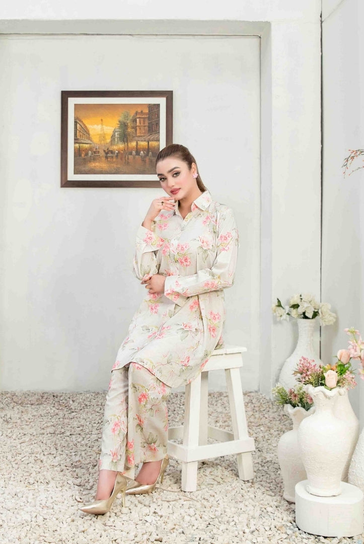 2 Piece Stitched Digital Printed Lawn Suit From Nada By Tawakkal - 10