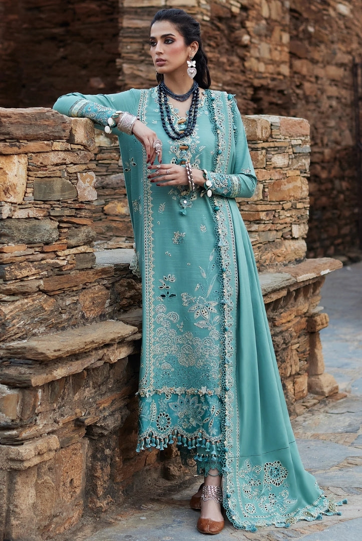 3 Piece Stitched Embroidered Suits From Elan Winter'24 Collection - CELESTIA