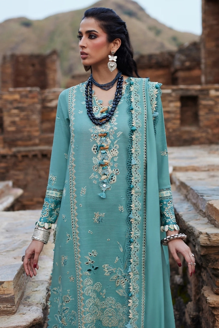 3 Piece Stitched Embroidered Suits From Elan Winter'24 Collection - CELESTIA