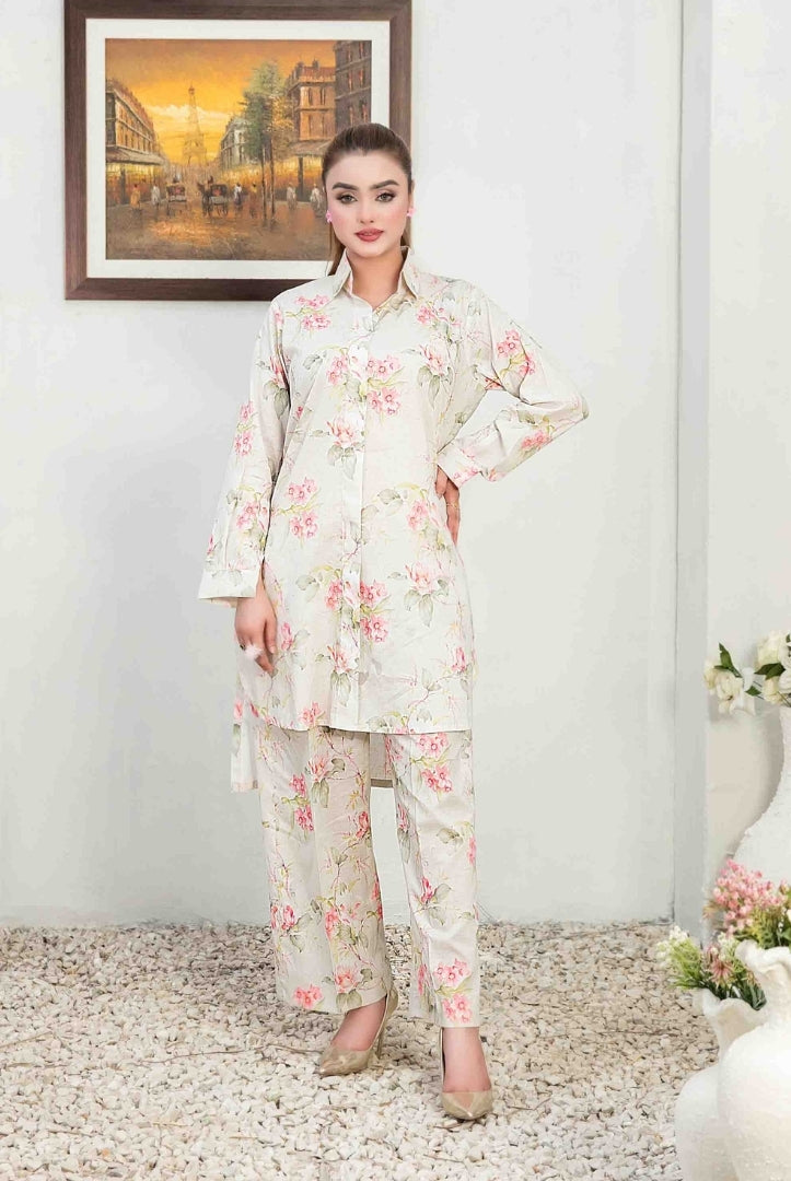 2 Piece Stitched Digital Printed Lawn Suit From Nada By Tawakkal - 10