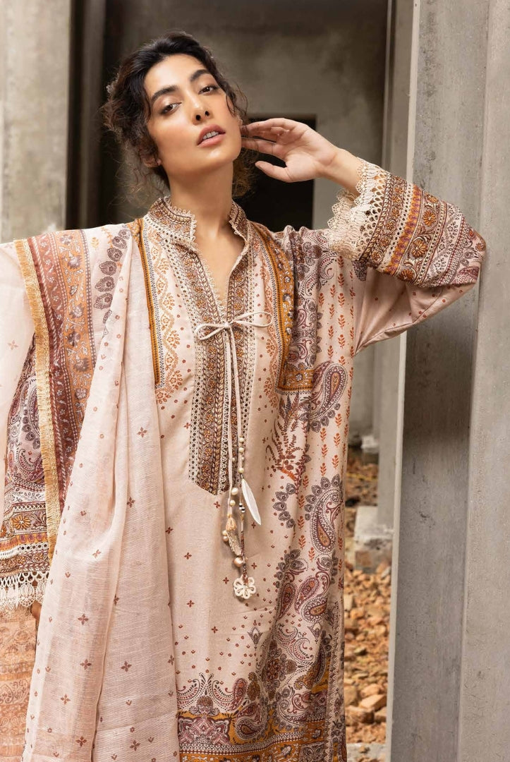 3 Piece Stitched Karandi Printed Suits Collection From Fall Edit '24 By Sobia Nazir - 10