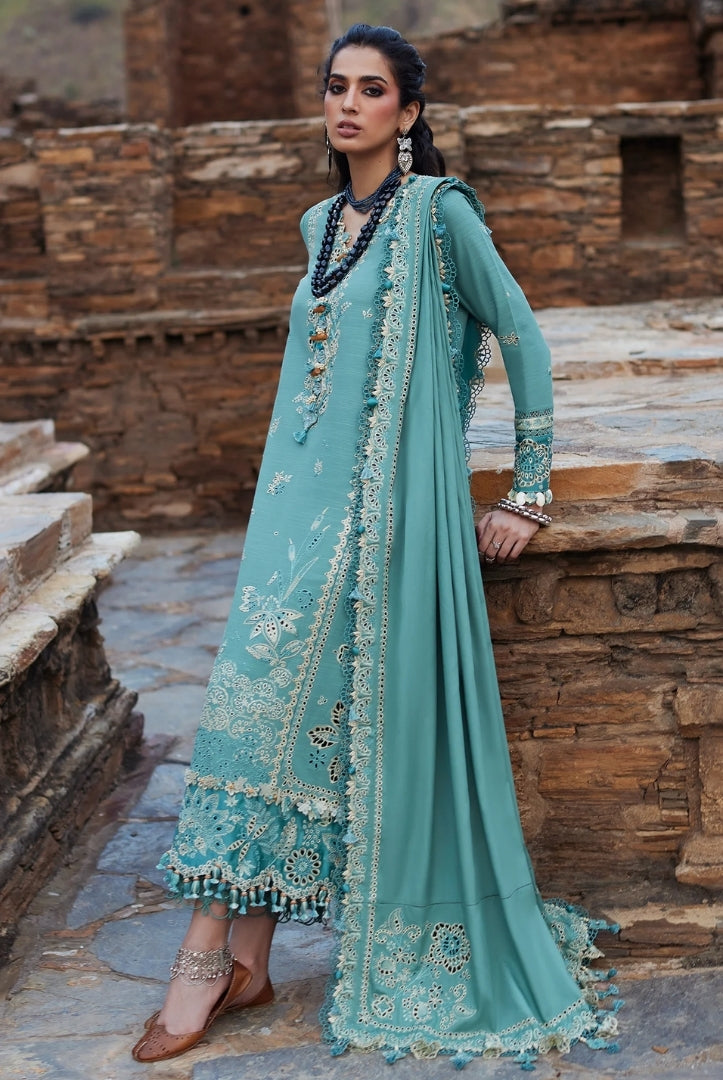 3 Piece Stitched Embroidered Suits From Elan Winter'24 Collection - CELESTIA