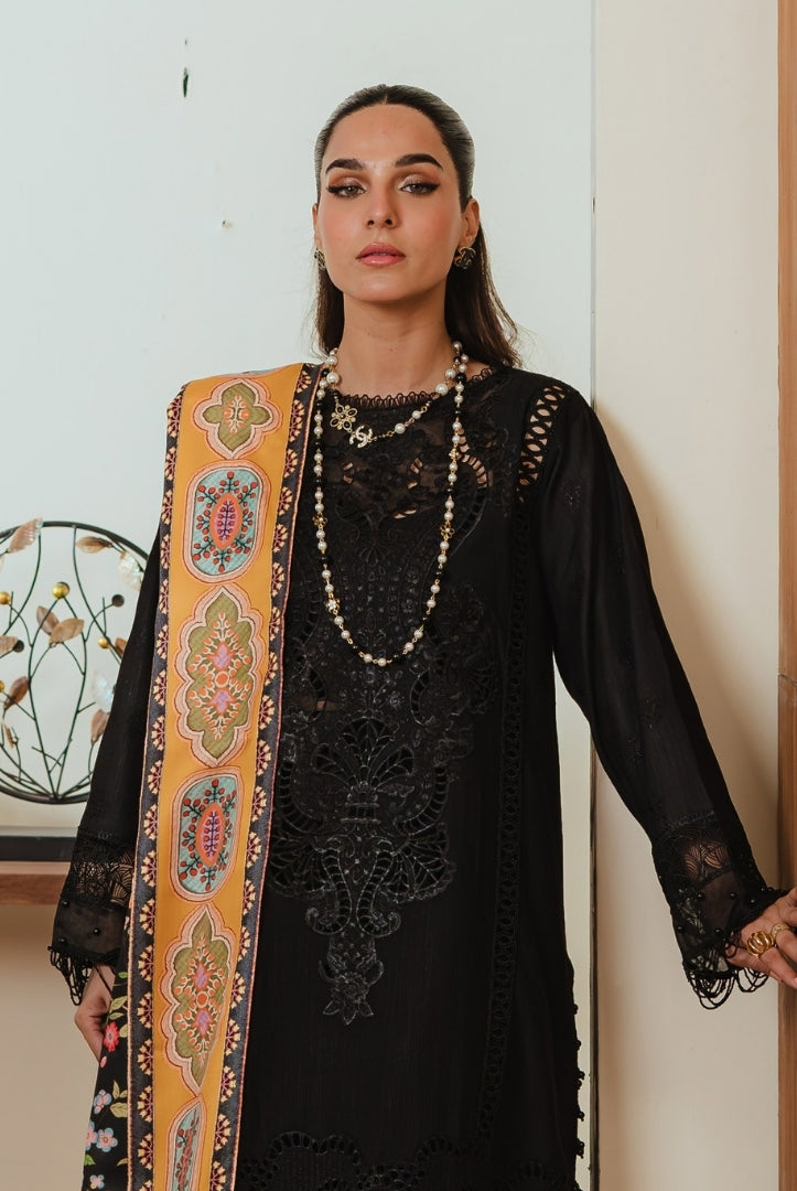 3 Pc Stitched Embroidered Khaddar Winter Collection'24 From Stella By Mahnur - RAMAL