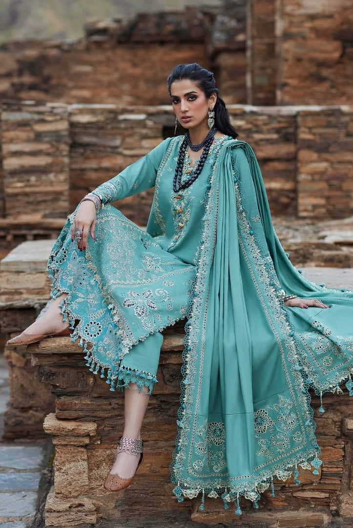 3 Piece Stitched Embroidered Suits From Elan Winter'24 Collection - CELESTIA