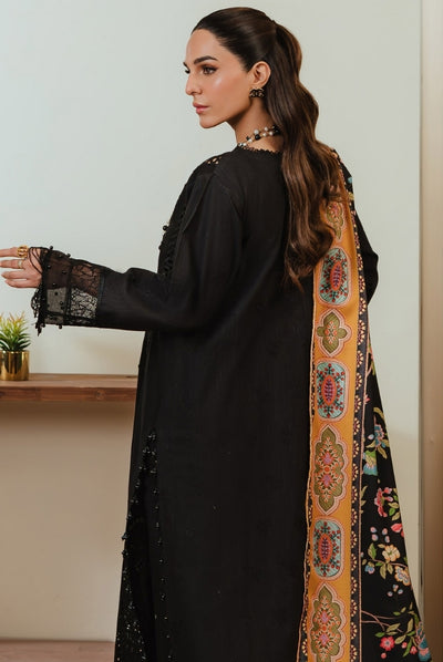 3 Pc Stitched Embroidered Khaddar Winter Collection'24 From Stella By Mahnur - RAMAL