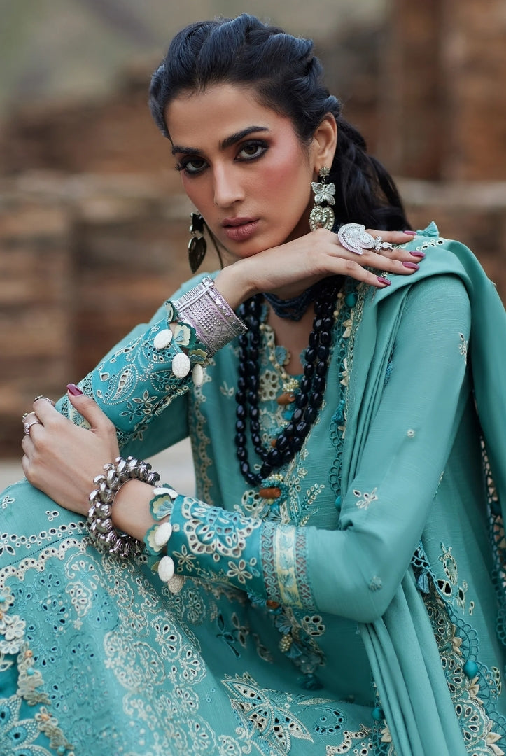 3 Piece Stitched Embroidered Suits From Elan Winter'24 Collection - CELESTIA