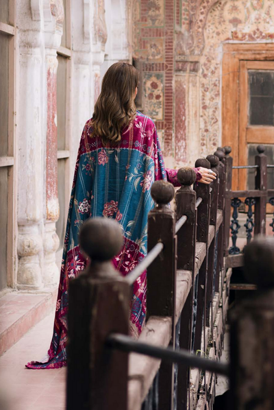 3 Piece Stitched Maya by Nureh Embroidered Self Linen Jacquard NU25MYA - NW-100