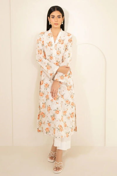 2 Pc Stitched Printed Lawn Suit By Limelight Summer Collection - 11