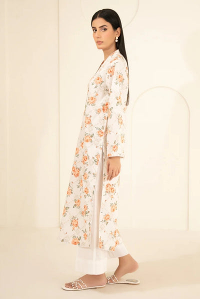 2 Pc Stitched Printed Lawn Suit By Limelight Summer Collection - 11