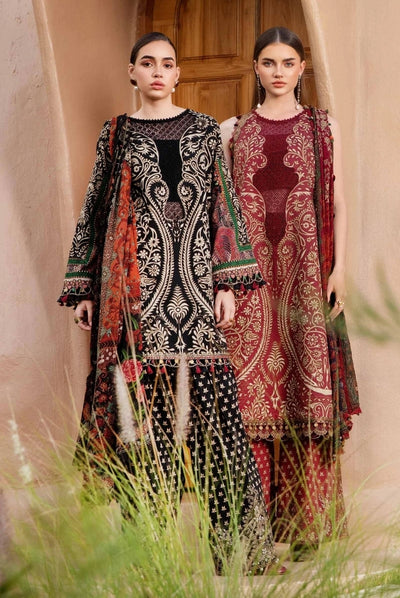 3 Piece Stitched Printed Lawn Suit From Maria.B M.Prints Spring Summer'25 Collection - 11