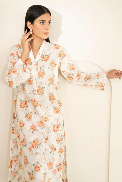2 Pc Stitched Printed Lawn Suit By Limelight Summer Collection - 11