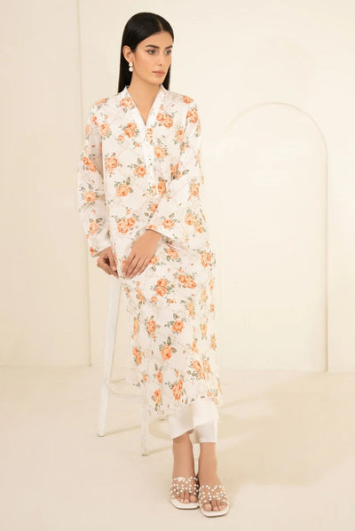 2 Pc Stitched Printed Lawn Suit By Limelight Summer Collection - 11