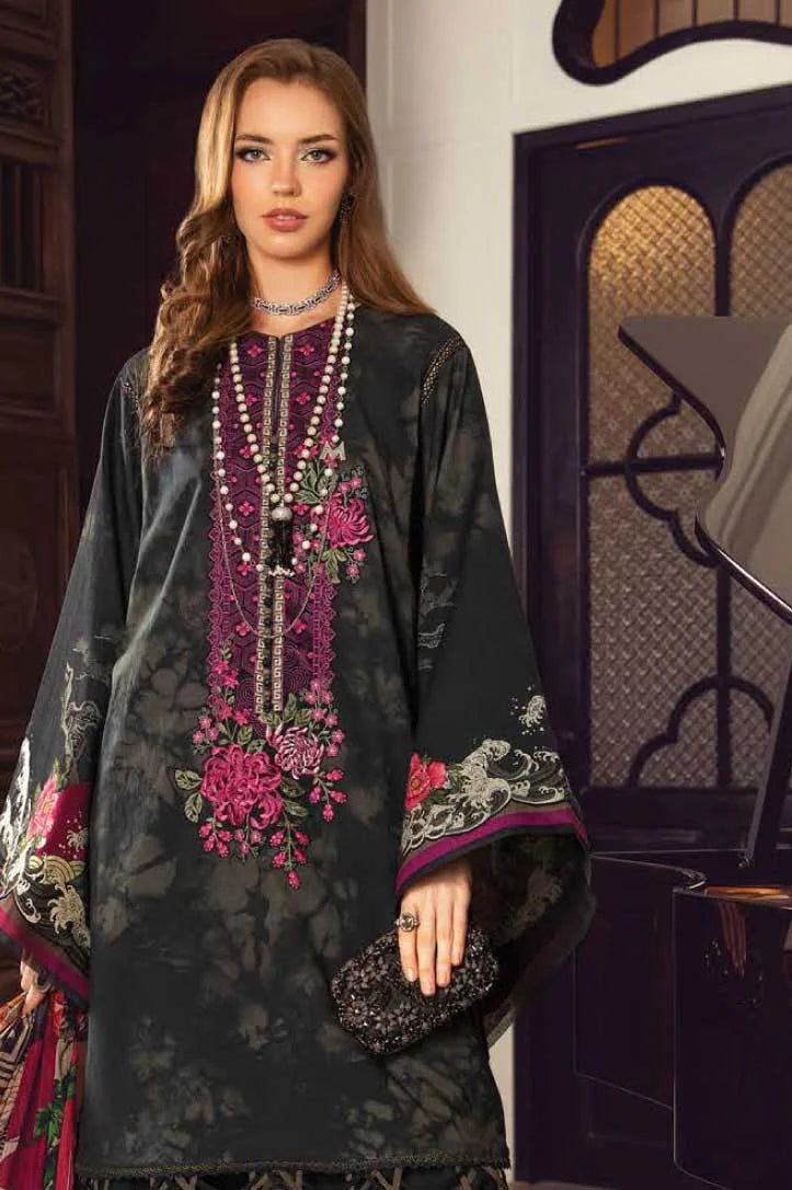 M Prints 3Piece Stitched Suit – 12