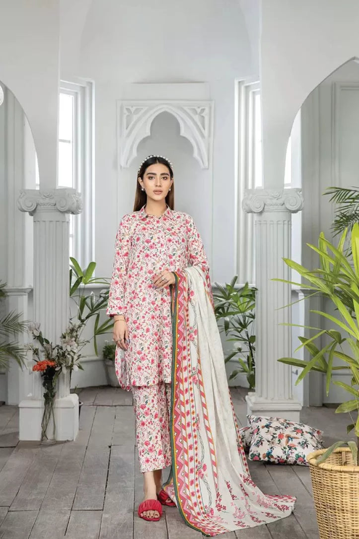 Johra Raiza 3 Piece Stitched Suit - 12