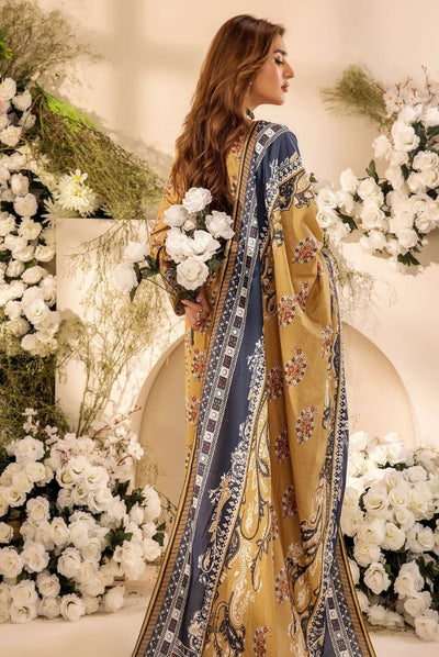 3 Piece Stitched Digital Printed Doria Cambric Suits From Safwa By Koka - 12