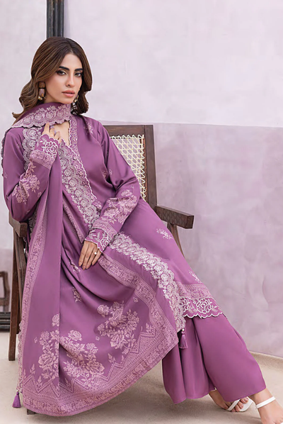 3 Piece Stitched Winter Essentials By LSM Lakhany Embroidered Cashmi Wool LG-RL-0307-A