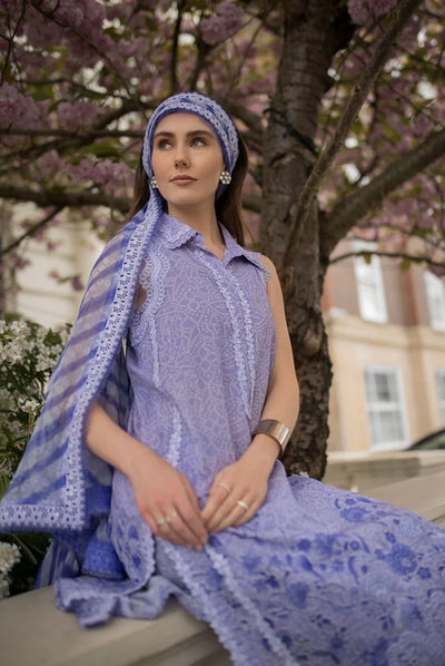 3 Piece Stitched Embroidered Printed Lawn Suit From Sobia Nazir Basics'25 Collection - 13