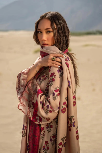 3 Piece Stitched Printed Linen Suit From M.Basics By Maria.B Collection - 14