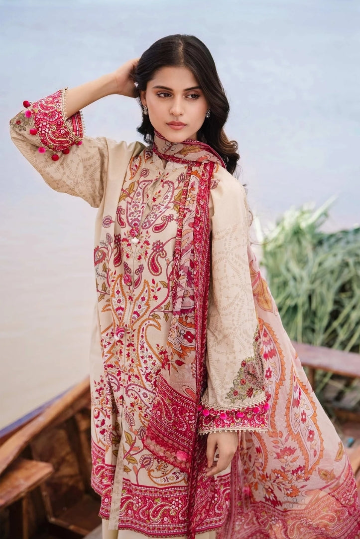 3 Piece Stitched Embroidered Suit By Ravi Kinare Collection From M.Basics By Maria.B - 15