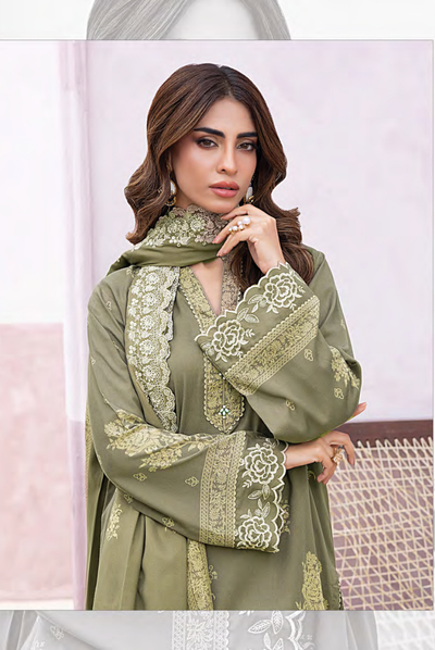 3 Piece Stitched Winter Essentials By LSM Lakhany Embroidered Cashmi Wool LG-RL-0307-в