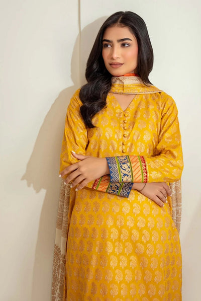 3 Pc Stitched Printed Lawn Suit By Limelight Summer Collection - 15