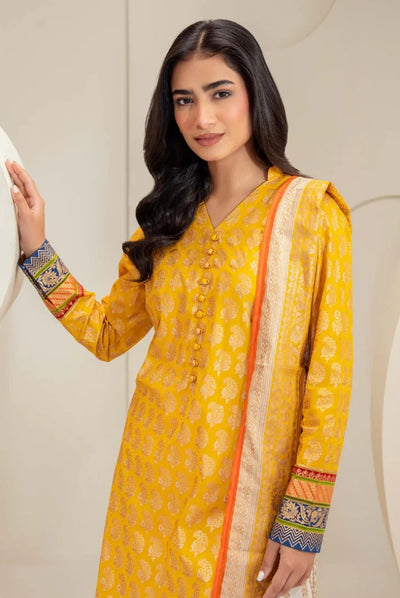 3 Pc Stitched Printed Lawn Suit By Limelight Summer Collection - 15