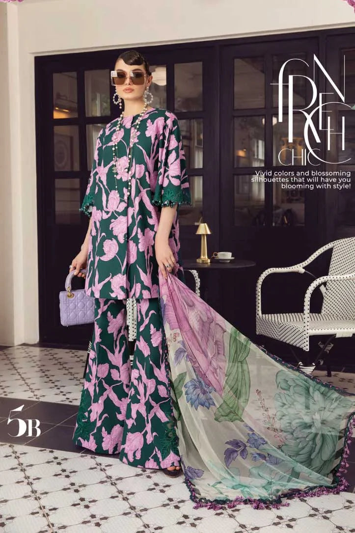 M Prints 3Piece Stitched Suit – 11