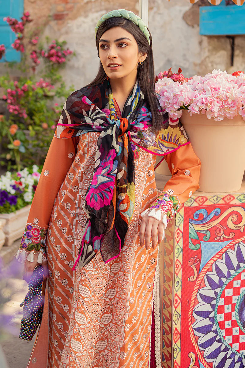 3 Piece Mushq TESORO Stitched Lawn Suit - VIVANA