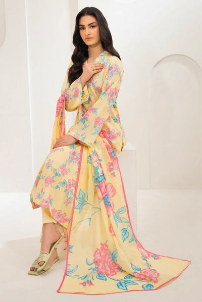 3 Pc Stitched Printed Lawn Suit By Limelight Summer Collection - 17