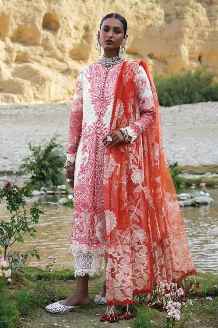 3 Piece Stitched Luxury Lawn Suit By Sana Safinaz - AN-00961