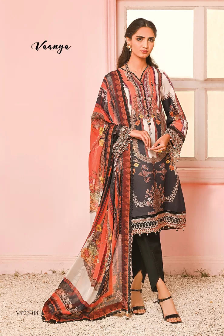 3Piece Stitched Suit By Viva Anaya - VAANYA
