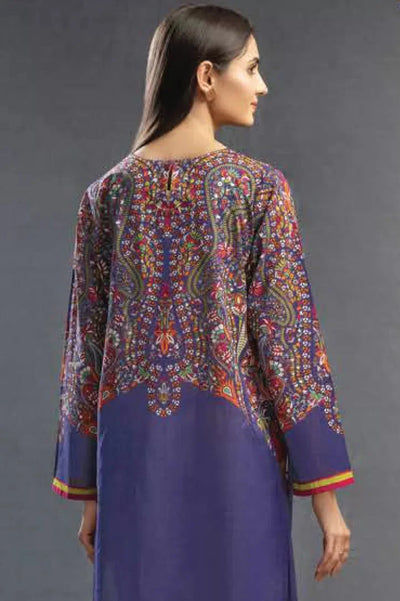 1 Piece Stitched Shirt By Limelight - PURPLE