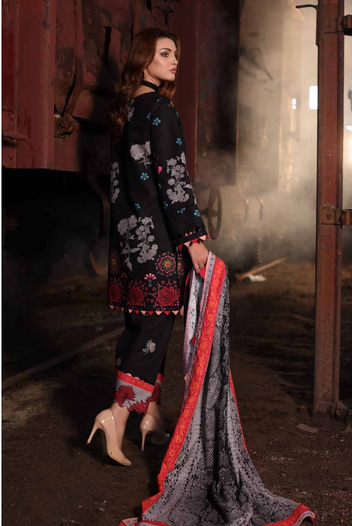 3 Piece Stitched Printed Khaddar Suit From Charizma C-Prints Vol-1 - 02