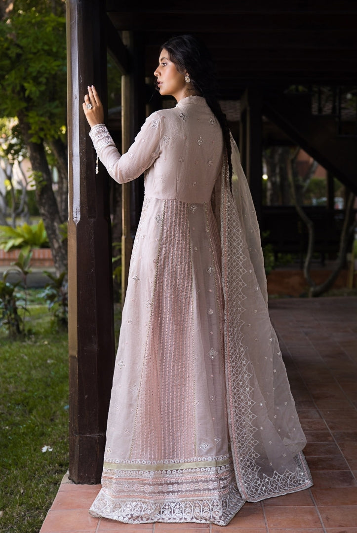 Roohi By Mushq 4 Piece Stitched Embroidered Organza Suit - ANIKA